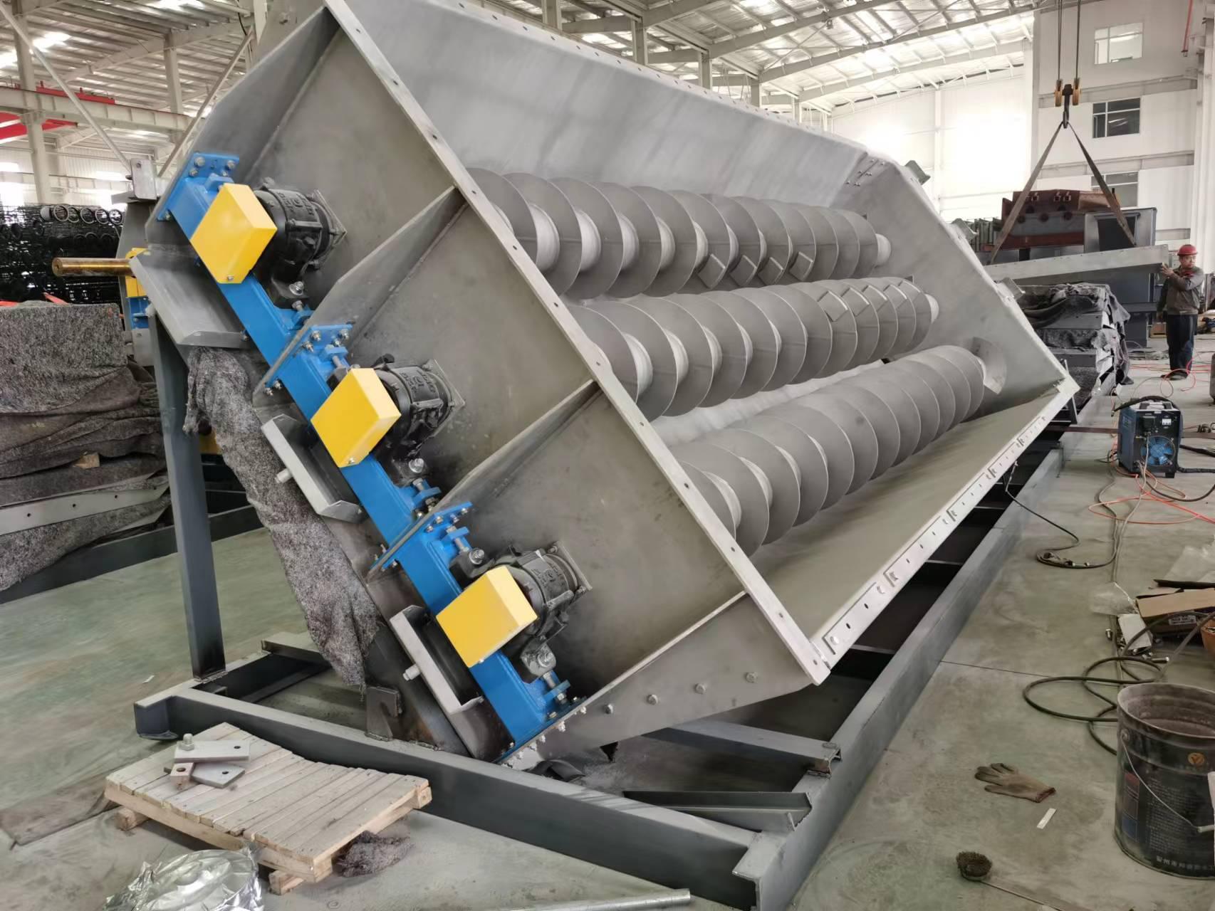 Sand water separator installation